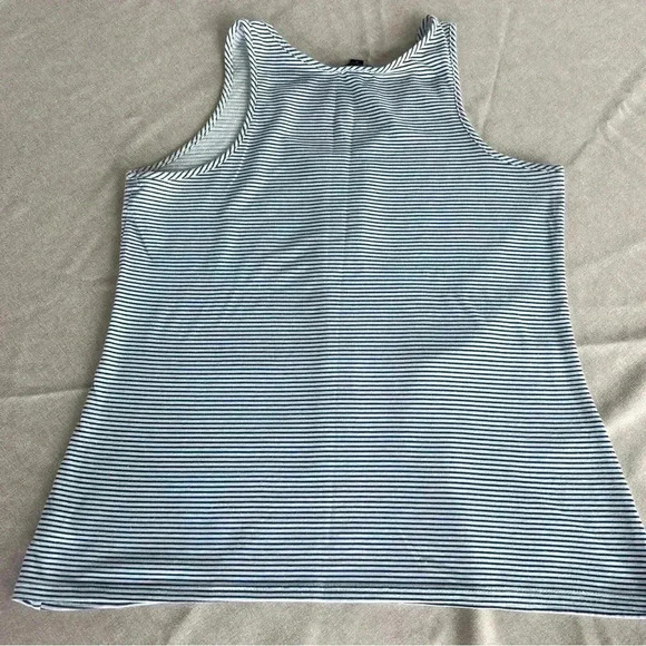 Gap striped tank with clear sequin detail on front. - Picture 4 of 5